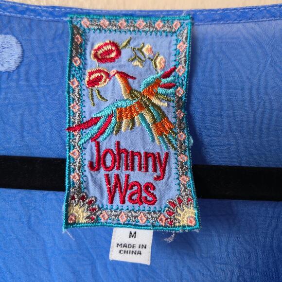 Johnny Was Floral Rion Soleil Tunic Size Medium - Picture 2 of 3